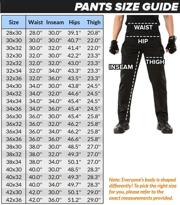 Unisex - Pantalones de trabajo de tejido antidesgarro impermeable