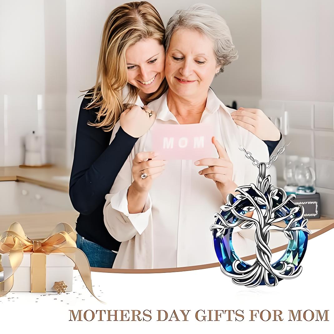 CelestiaTree - Elegante collar de cristal para el Día de la Madre