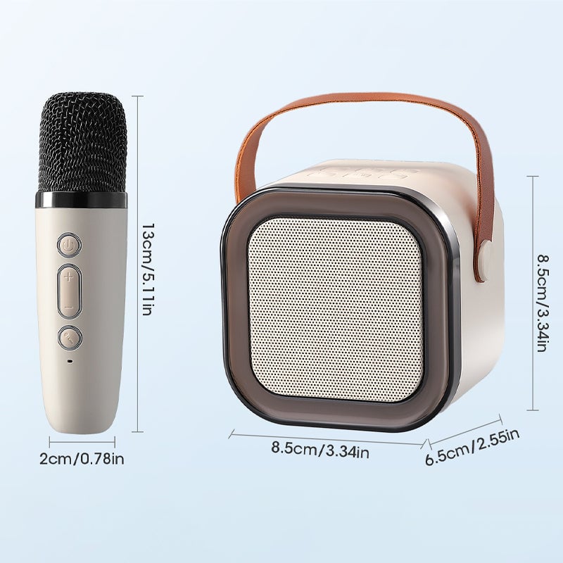 BeatVox – Mini-Karaoke-Lautsprecher mit Mikrofonen
