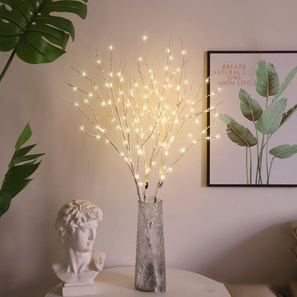 BirchGlow – Künstliche LED-Birkenzweig-Leuchte