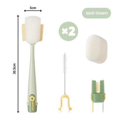 BrushPro | Cepillo de limpieza de botellas 5 en 1 versátil