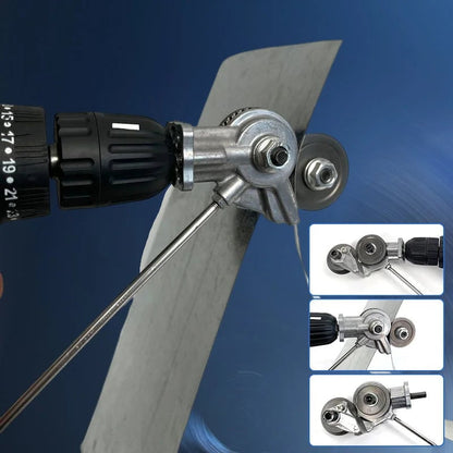 DrillShear – Aditamento cortador de metal para taladro eléctrico
