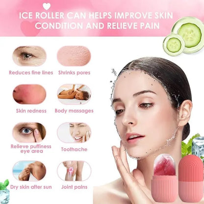 IceLuxe – Rodillo de hielo revitalizador de la piel para el rostro