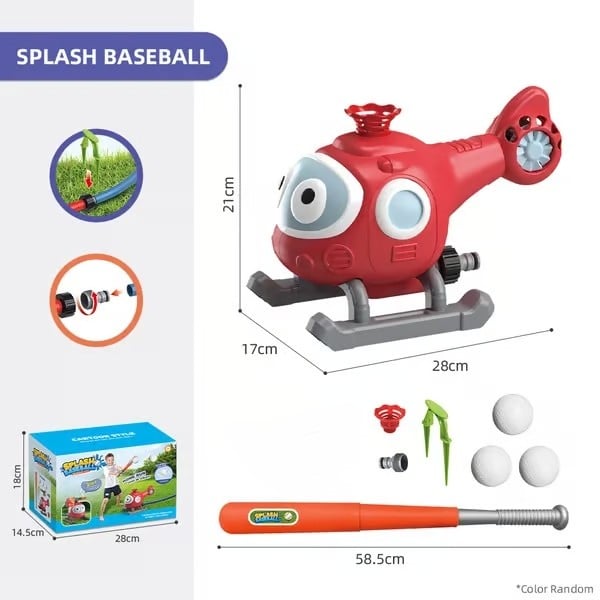 AquaSwing – Unterhaltsames Wasserspritz-Baseballspielzeug