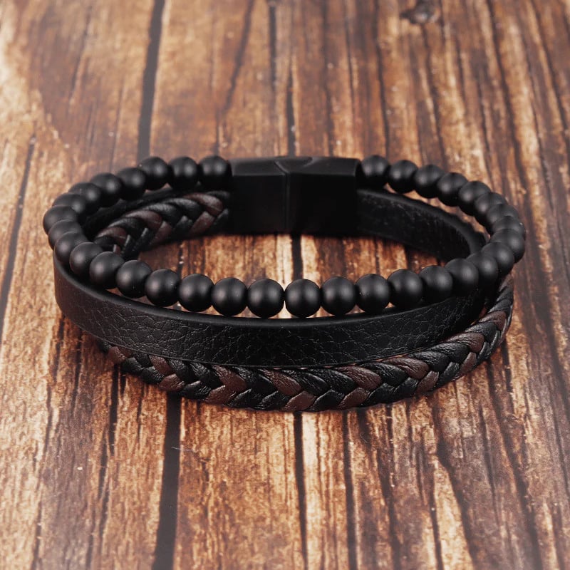 ShadowBand – Pulsera de cuero atemporal