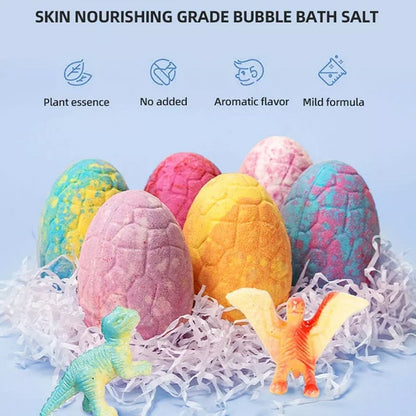 DinoGlow – Spaßige & bunte Badebomben-Eier