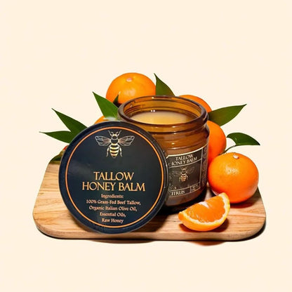 GlowTallow - Bálsamo Nutritivo Orgánico con Miel Cruda