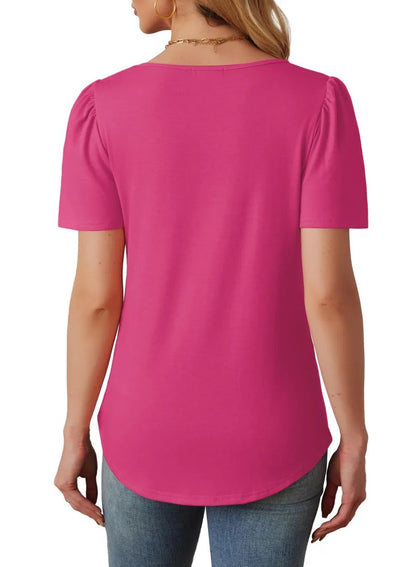 AirSilk – Camiseta de moda plisada ligera