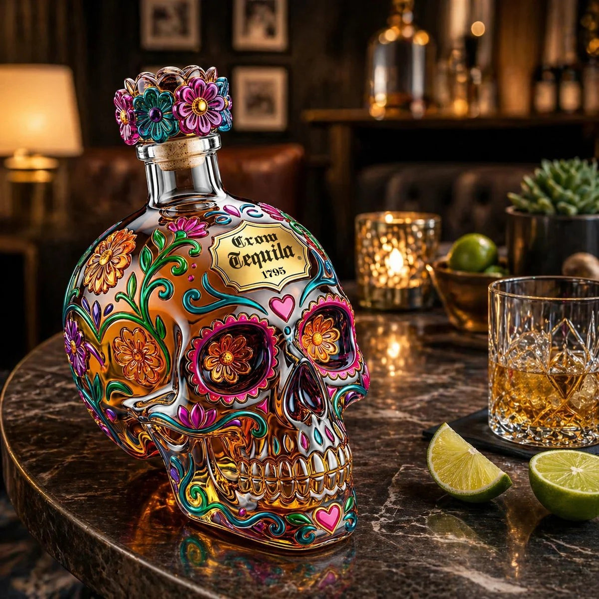 VeloraSkull – Botella de colección premium