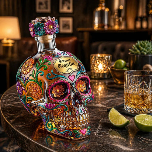 VeloraSkull – Botella de colección premium