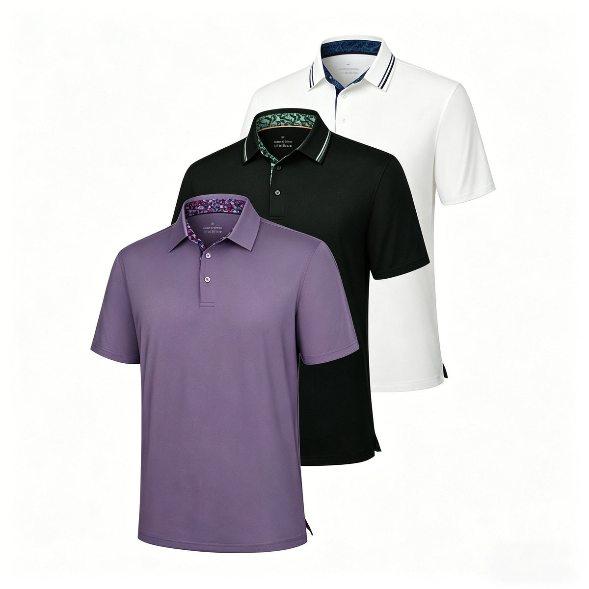 FitCore – 3er-Pack Herren-Poloshirts