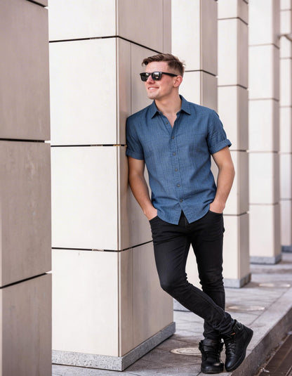 Georgie | Camisa esencial prémium