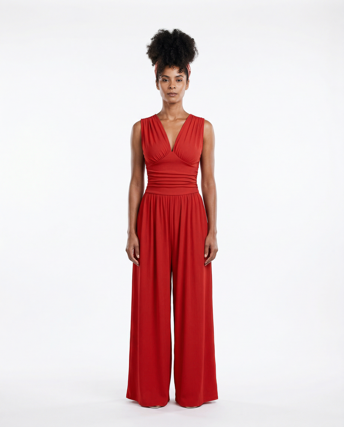 Charity™ – Schicker ärmelloser Jumpsuit mit weitem Bein