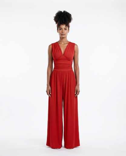 Charity™ – Schicker ärmelloser Jumpsuit mit weitem Bein