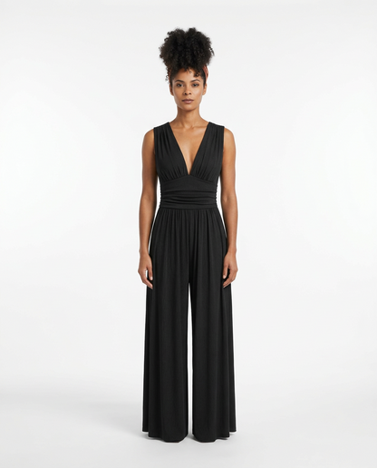 Charity™ – Schicker ärmelloser Jumpsuit mit weitem Bein