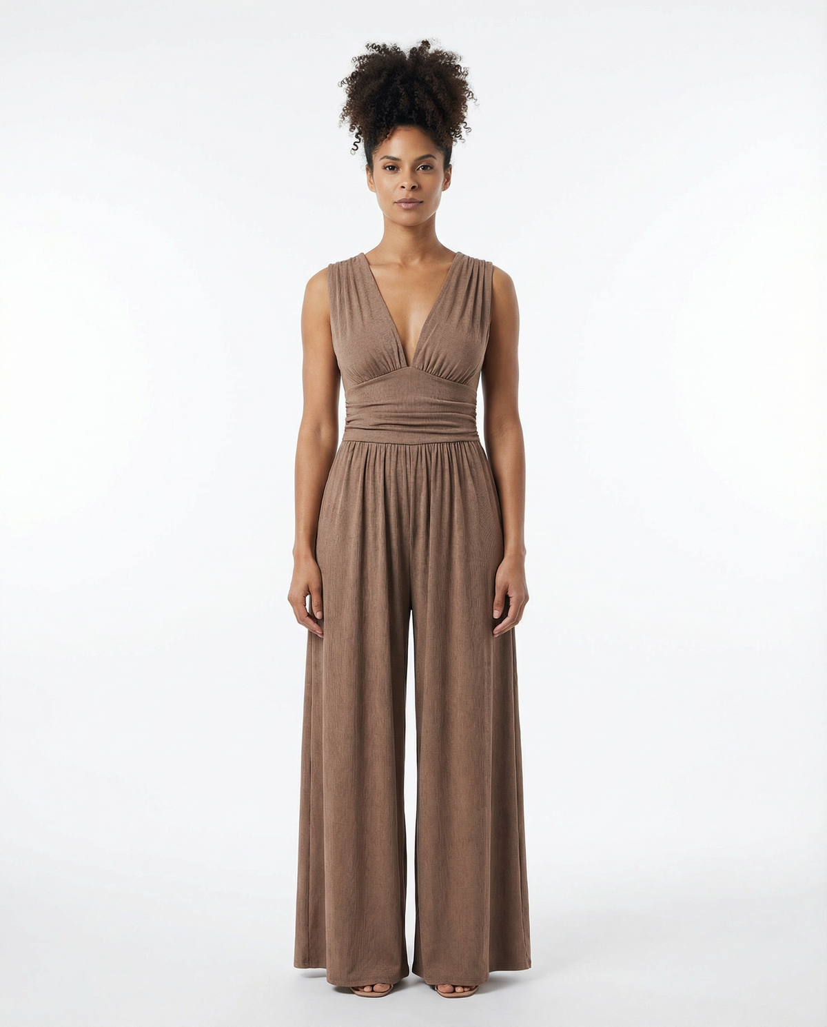Charity™ – Schicker ärmelloser Jumpsuit mit weitem Bein