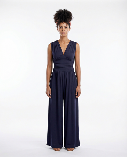 Charity™ – Schicker ärmelloser Jumpsuit mit weitem Bein