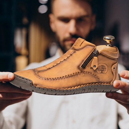 Hudson — Handgenähte Lederstiefeletten