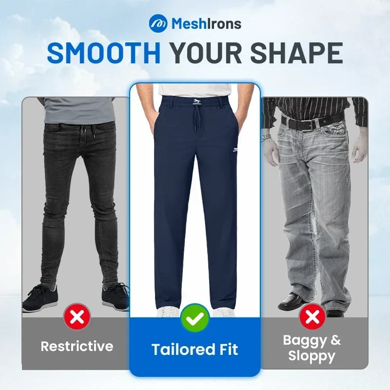 ALEVITA™ MeshIrons - Pantalones casuales para hombre con paneles de malla transpirables