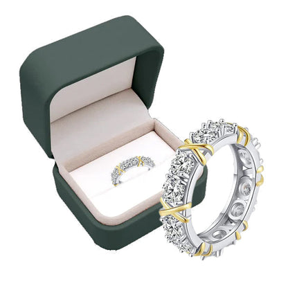 Moissanova – Anillo de Diamantes de Moissanita Magnetología