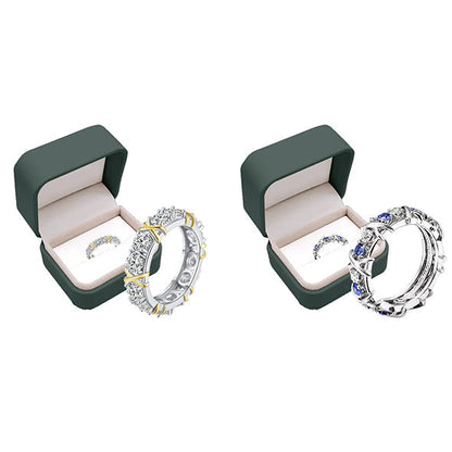 Moissanova – Anillo de Diamantes de Moissanita Magnetología