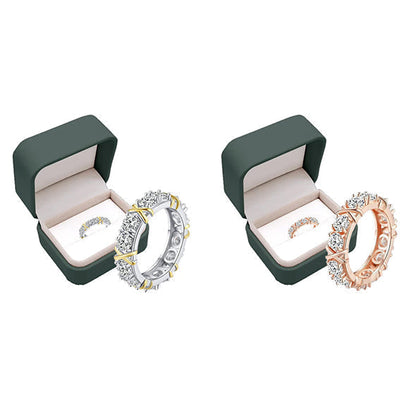 Moissanova – Anillo de Diamantes de Moissanita Magnetología