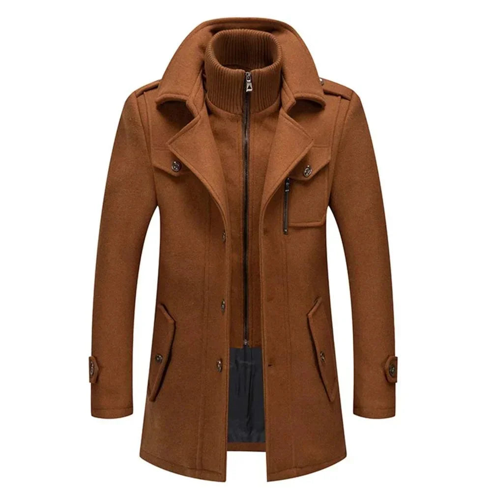 Peaky™ – Abrigo masculino de dos piezas para estilo y calidez
