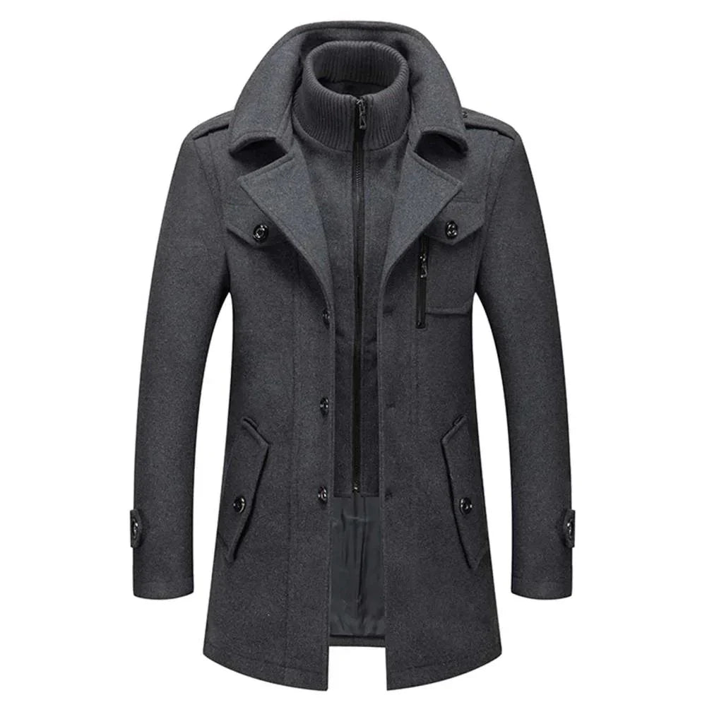 PEAKY™ | Zweiteiliger Herrenmantel für Stil und Wärme