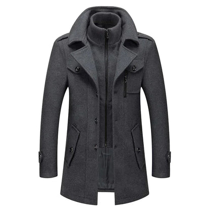 PEAKY™ | Zweiteiliger Herrenmantel für Stil und Wärme