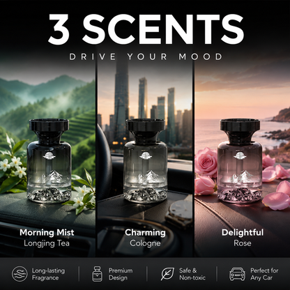 AromaPeak – Luxuriöser botanischer Auto-Lufterfrischer