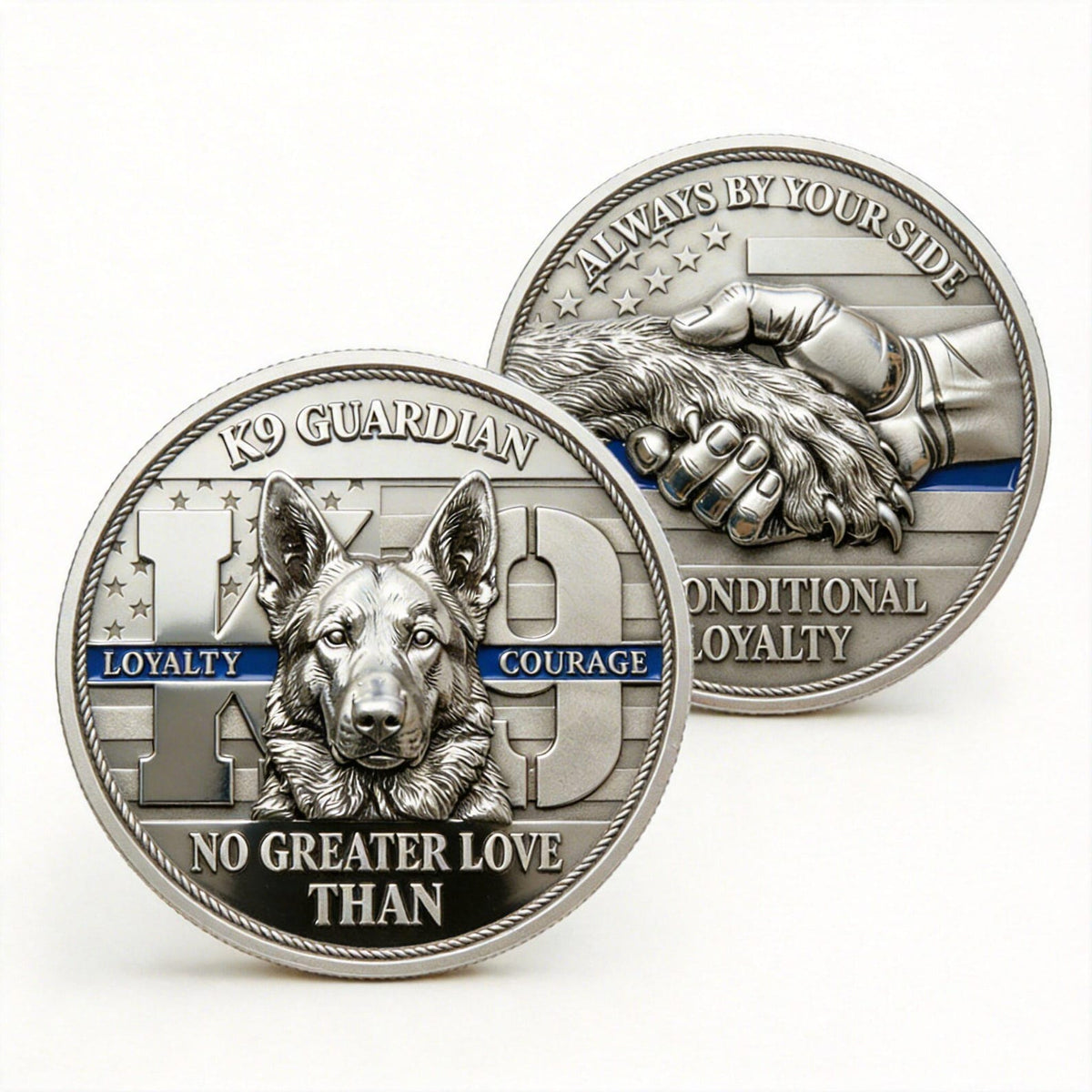 La promesa del guardián: moneda de honor K9