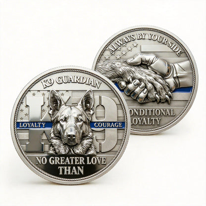 La promesa del guardián: moneda de honor K9
