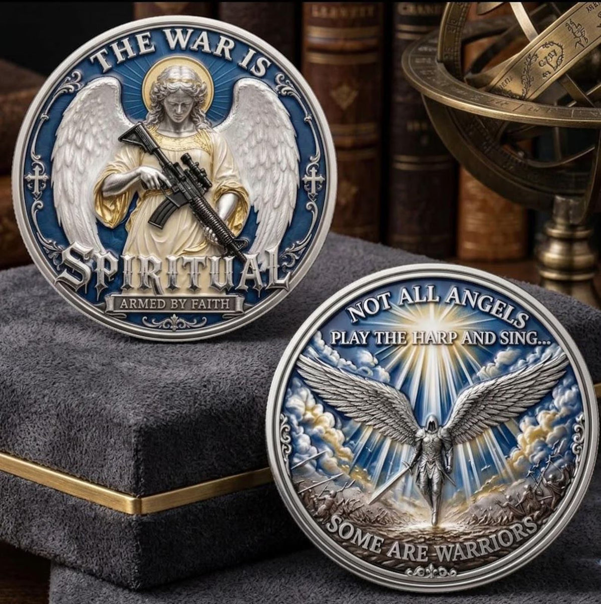 FaithShield – Challenge Coin zur geistlichen Kriegsführung