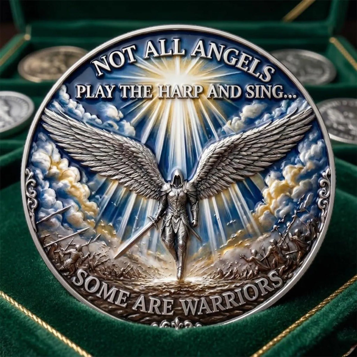 FaithShield – Challenge Coin zur geistlichen Kriegsführung
