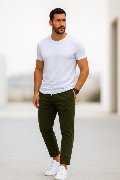 Jonas ALEVITA™ • Schmal geschnittene Freizeithose für den modernen Mann