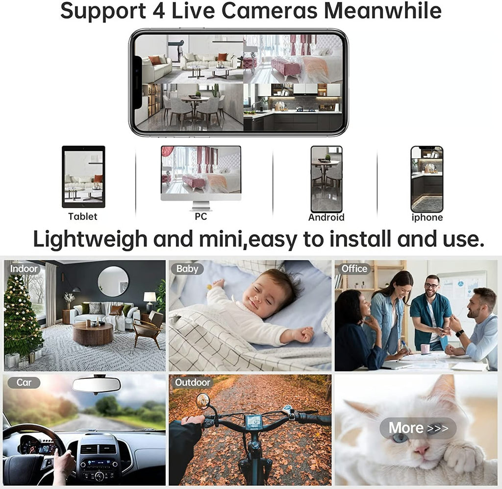 SecureSight – Cámara WiFi Mini 1080P