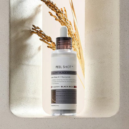 SkinAura – Suero Ampolla Exfoliante Suave de Arroz Negro