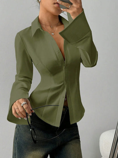 FitFlair – Camisa casual para mujer
