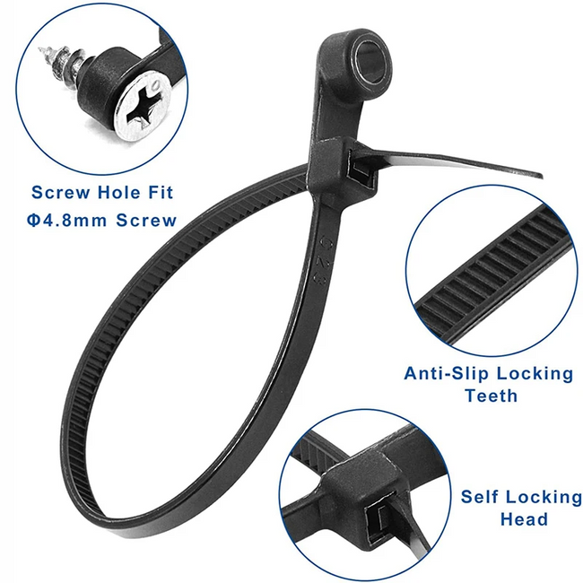 TieLock Pro – Bridas de montaje con tornillo