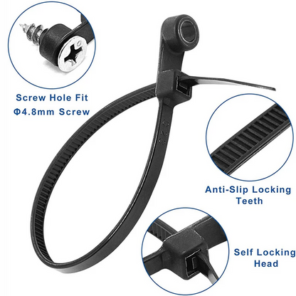 TieLock Pro – Bridas de montaje con tornillo