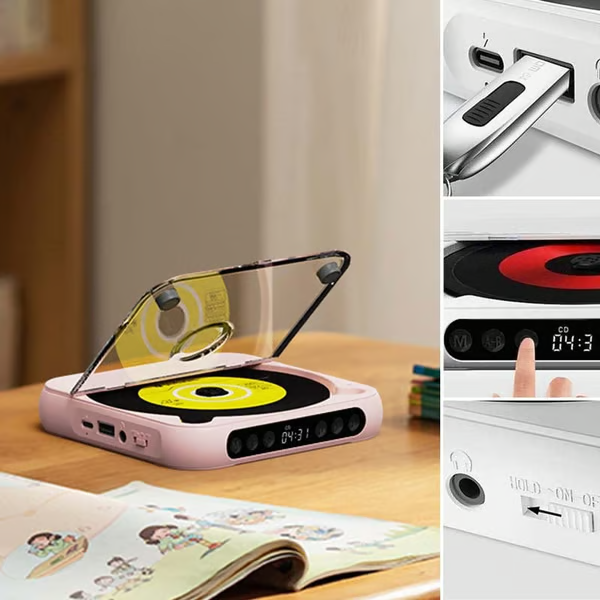 SoundCarry – Reproductor de CD Bluetooth portátil