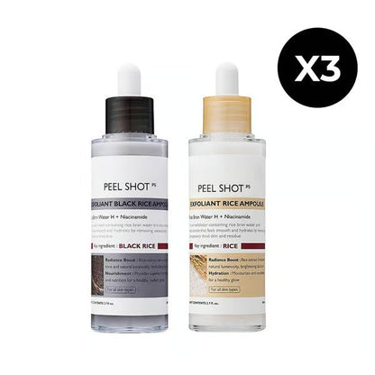 SkinAura – Suero Ampolla Exfoliante Suave de Arroz Negro