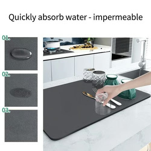 NoSpill – Almohadilla secadora para fregadero de cocina