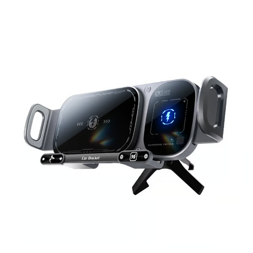 ChargeDrive – Soporte giratorio para coche con carga inalámbrica
