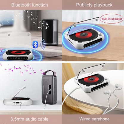 SoundCarry – Reproductor de CD Bluetooth portátil