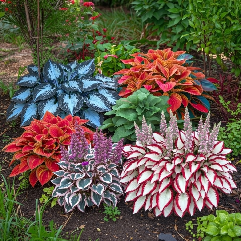 Paraíso de Hostas – Paquete de Semillas de Follaje Raro