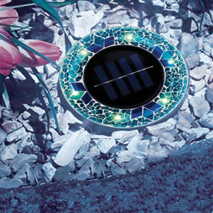 NightMosaic – Luces solares LED de camino impermeables