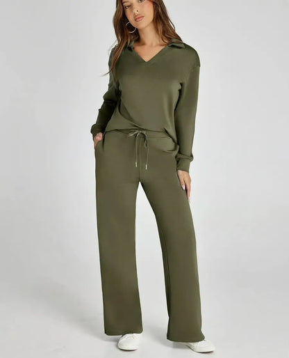 Conjunto SkySilk – Ropa de salón ligera