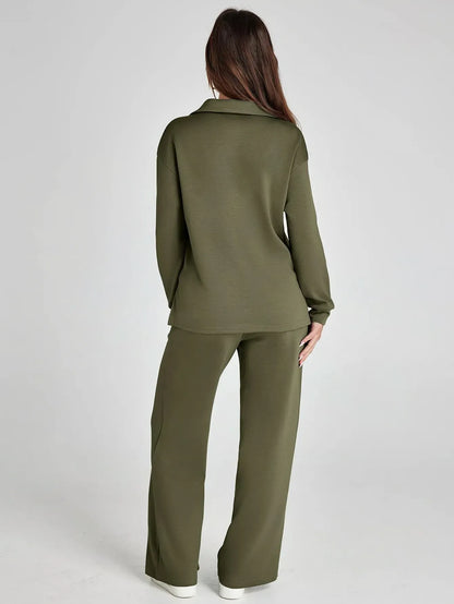 Conjunto SkySilk – Ropa de salón ligera