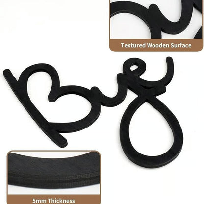 SweetEntry – Decoración de pared para recibidor "Family Love You Bye"